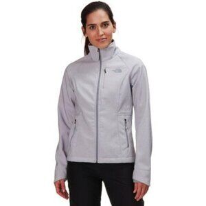 THE NORTH FACE Womens Apex Bionic 2 Gray White Windwall Jacket Coat Size Small